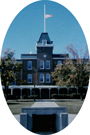 Lane Hall at half-mast